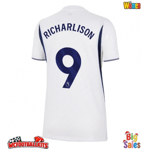 Tottenham Hotspur Richarlison #9 Replica Home Stadium Shirt for Women 2026-27 Short Sleeve
